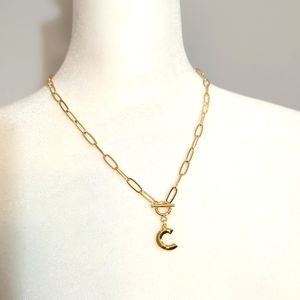 NWT Initial "C" Necklace